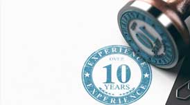 10+ years experience