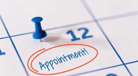 Confirm the appointment terms