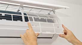 Clean or replace filters monthly