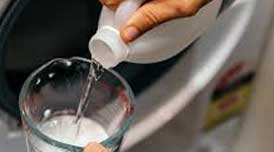 hot water cycle with cleaning agent