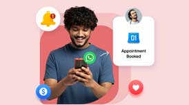 WhatsApp booking available